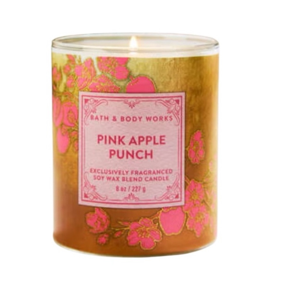 PINK APPLE PUNCH Bath & Body Works Single-wick Candle